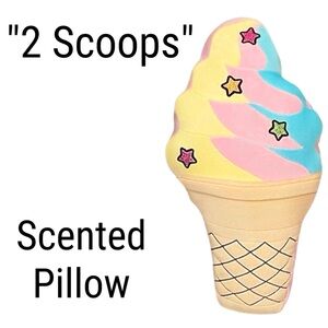 NWT! 2 Scoops Scented Pillow